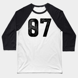 Rough Number 07 Baseball T-Shirt